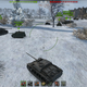 Two Tank Destroyers, an SPG, and a heavy tank moving away from their spawn points while the rest of their team disperses in the background. This image is from my low-end potato laptop, so your graphics might be much better.